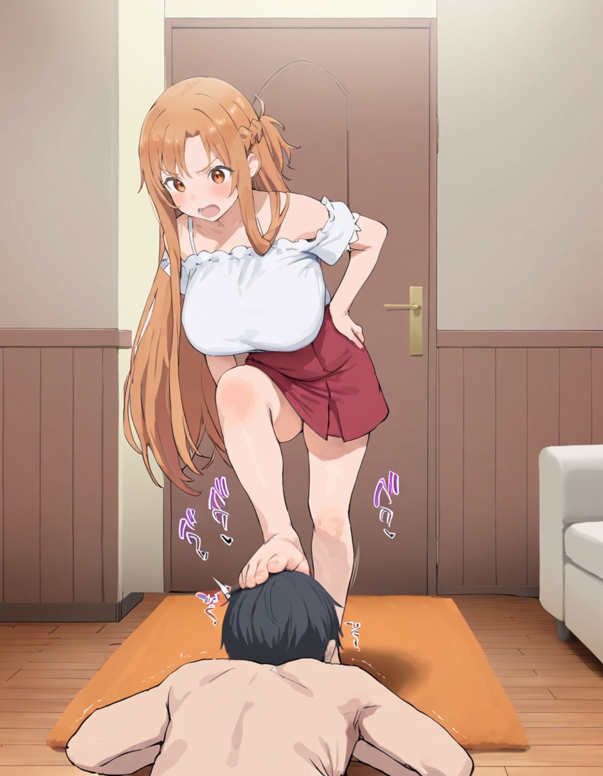 サンプル画像3:浮気がア◯ナにバレたキ◯トくん(雷門AIショップ) [d_501007]