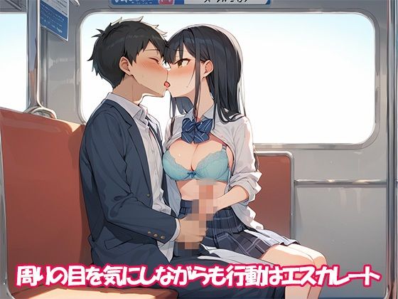 サンプル画像1:通学途中で会う美少女女子校生にエッチなことして処女強奪する(かのん絵師) [d_501198]