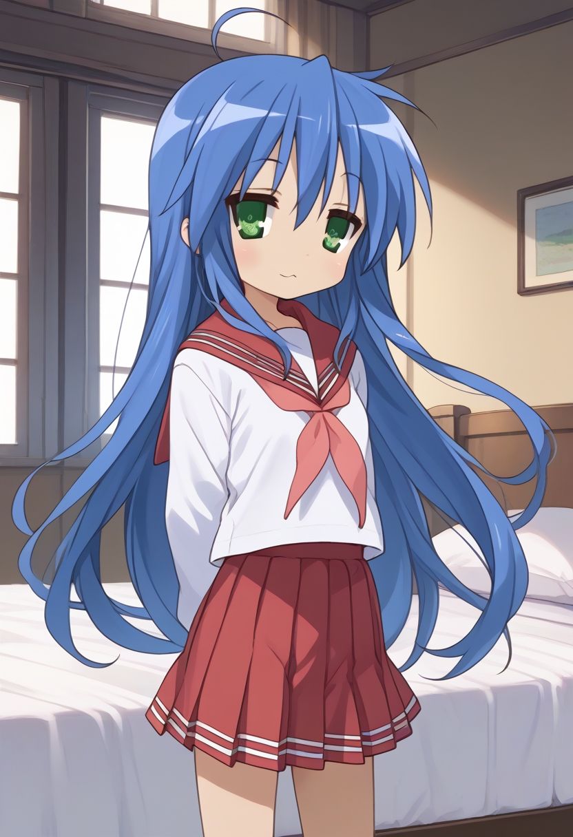 サンプル画像1:ら◯☆すた ◯こなた エロCG集(OhMeDo) [d_501325]