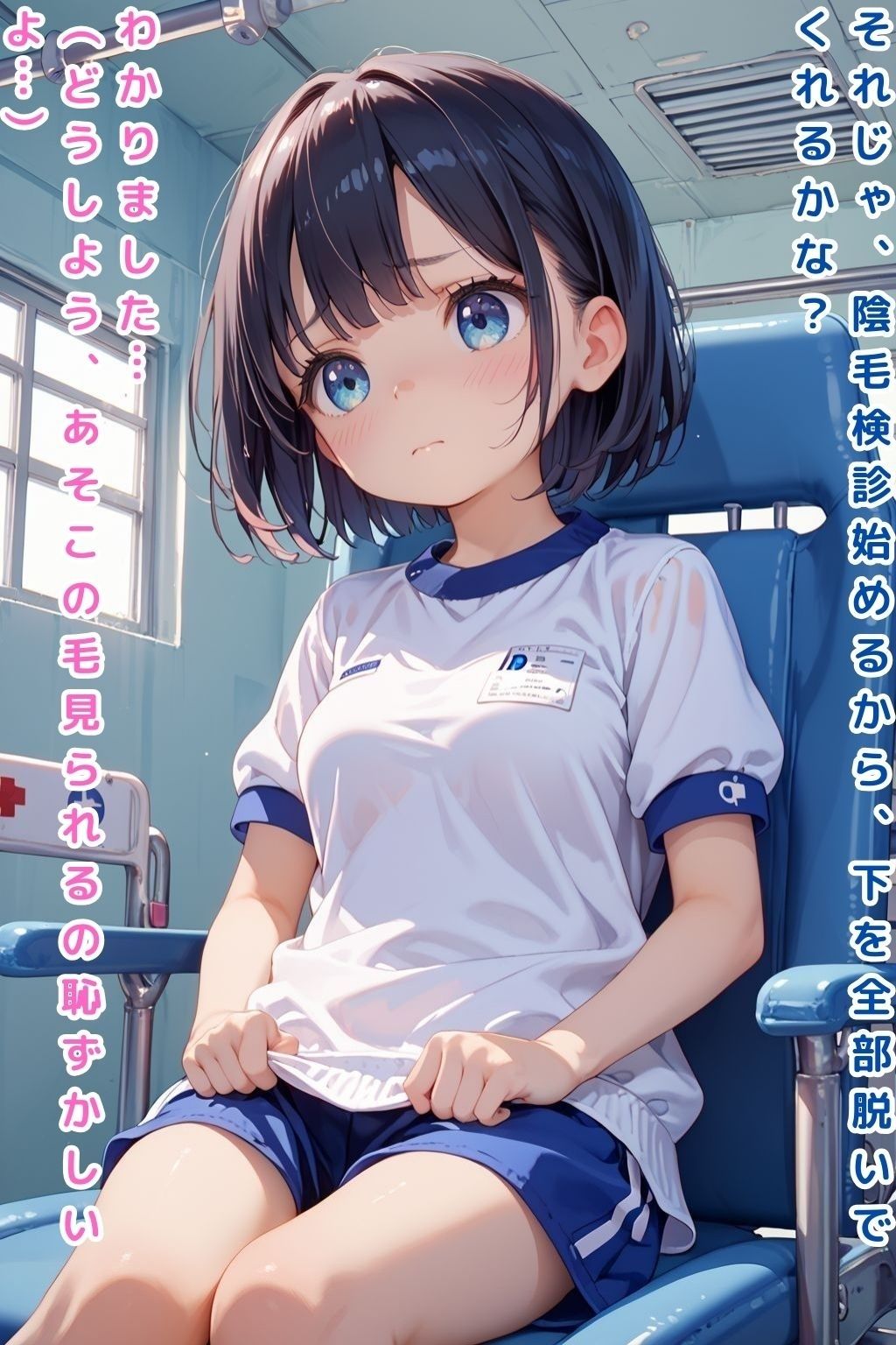 サンプル画像1:生えかけ少女陰毛検診(ツンドラ) [d_501342]