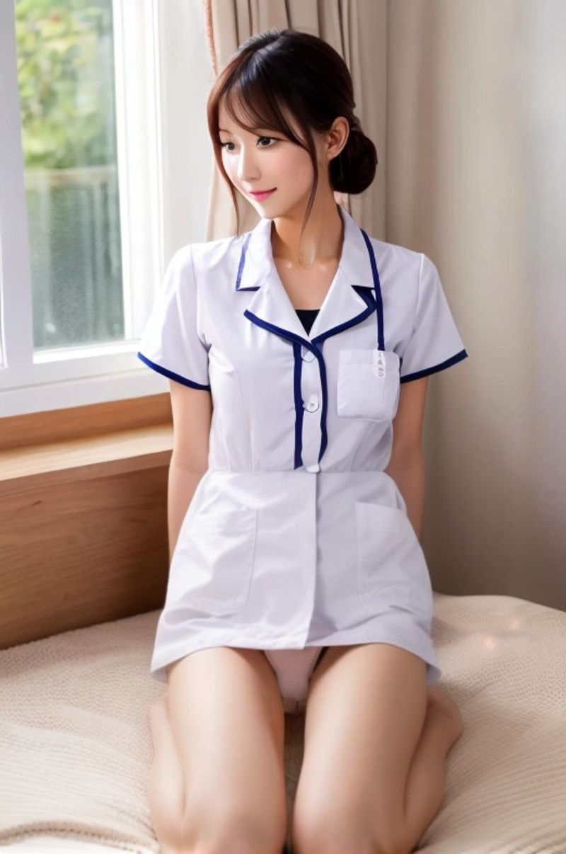 サンプル画像3:美女看護師下着写真集(AI美女創研) [d_501384]