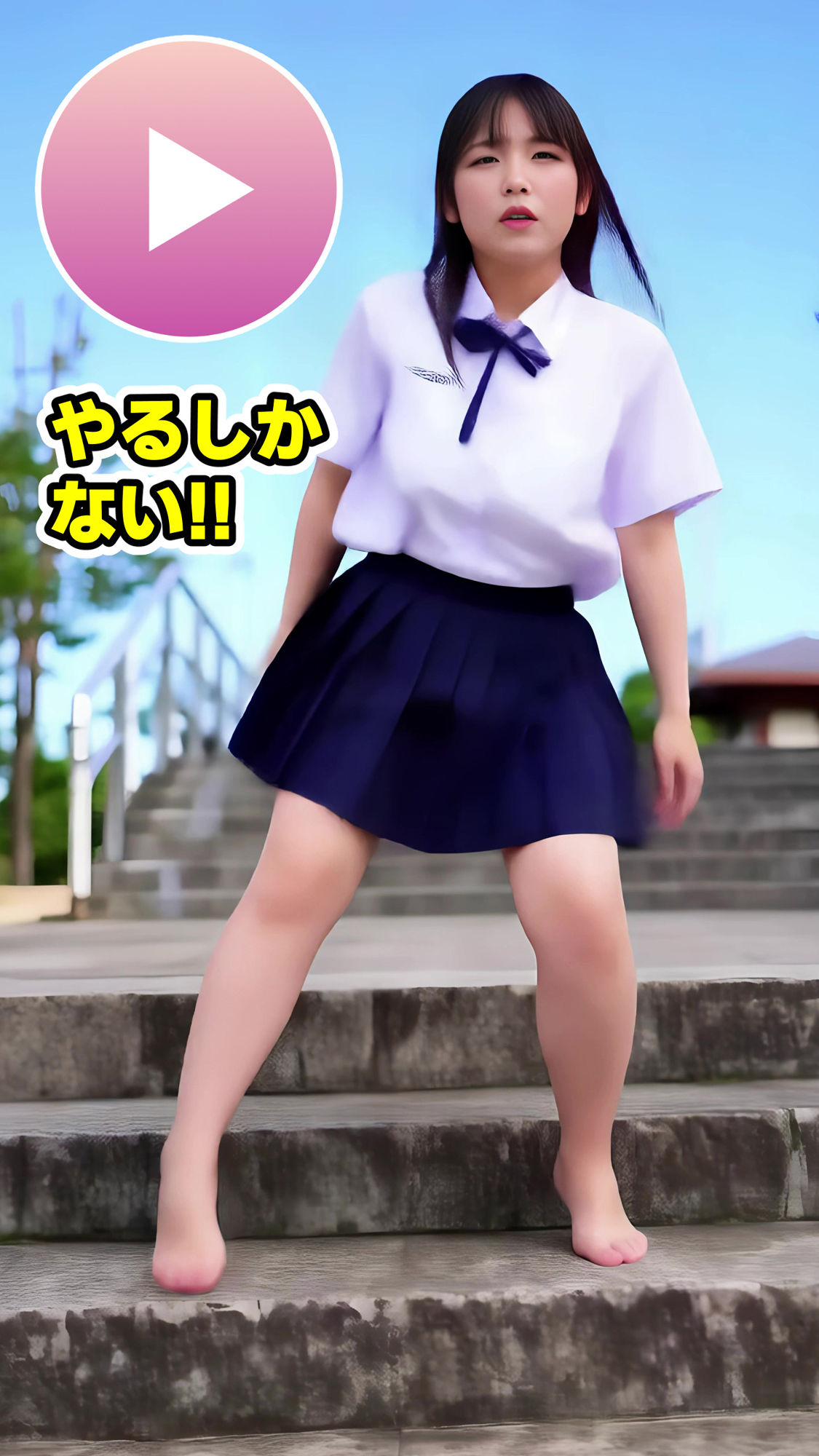 サンプル画像4:階段おしっこ4 女子校生〜電話中に生ハメSEX〜(コメットパンチ) [d_501424]