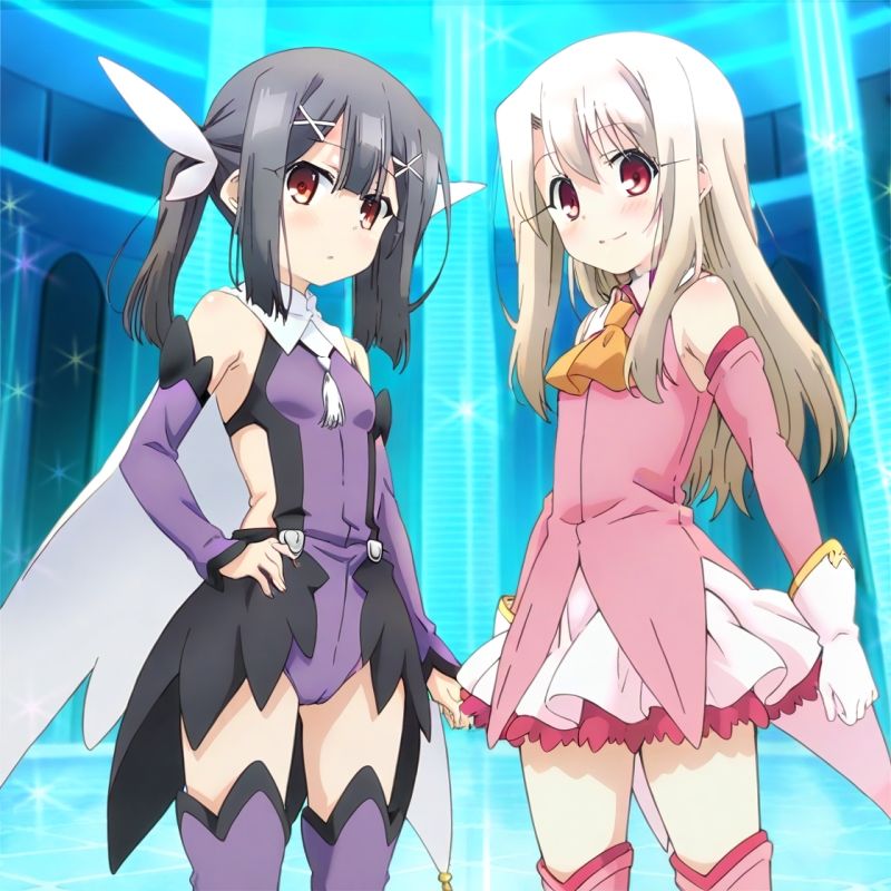 サンプル画像1:プリズマな二人(AI研究豚) [d_501595]