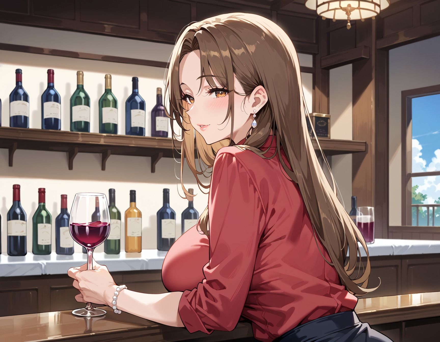 サンプル画像1:友達の母親が爆乳すぎて種付けしてしまった。(人妻ハンバーグ師匠) [d_501616]