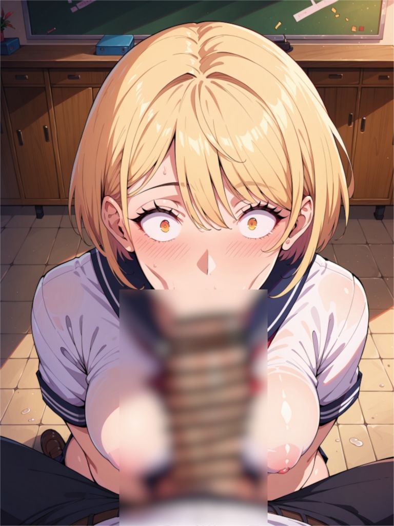 サンプル画像6:体の発達が著しい女子校生_金髪Ver._無限シリーズ(ダロエロロ) [d_501706]