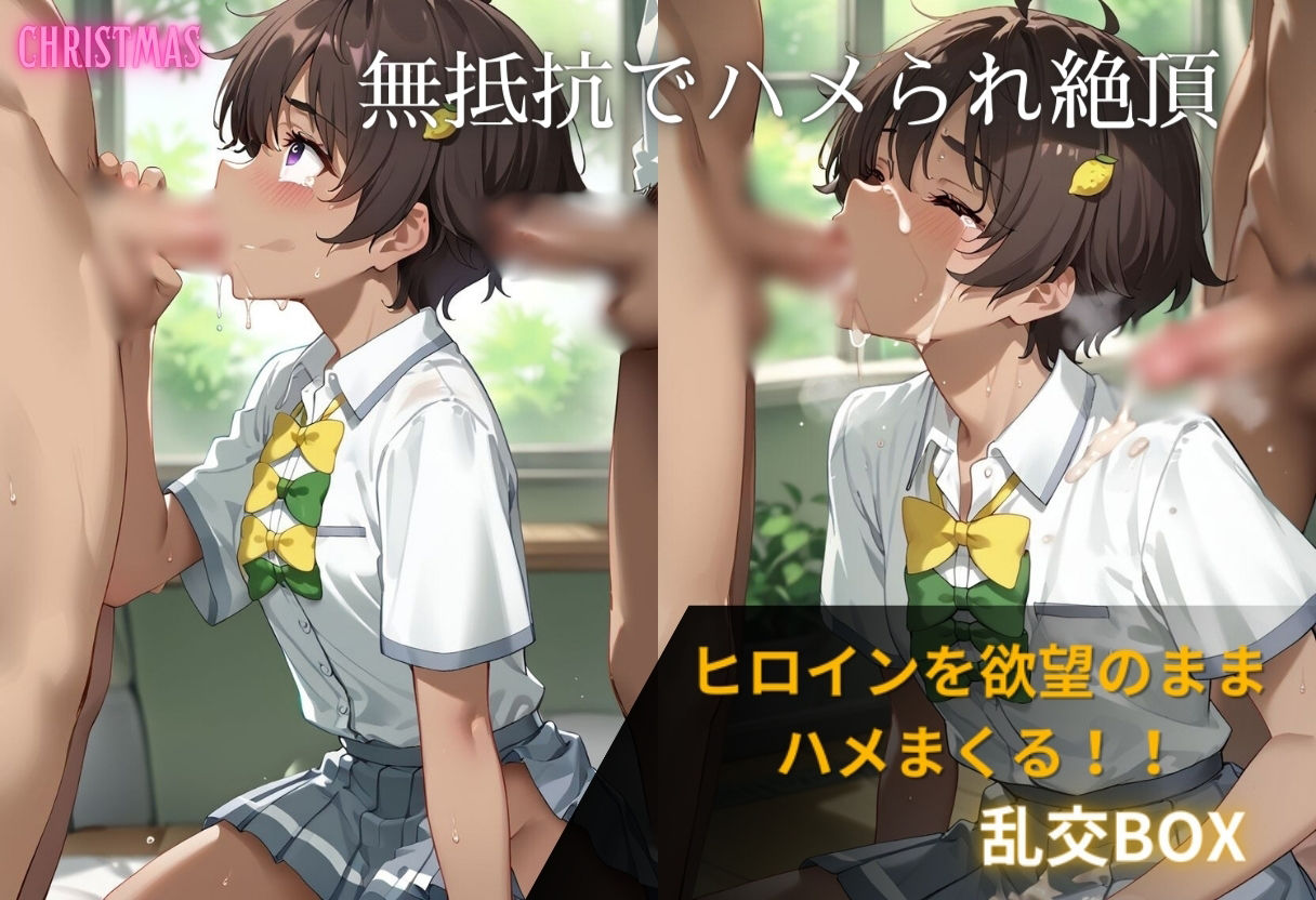 サンプル画像1:ヒロイン乱交BOX〜レ●ン（制服編）〜(プルコギ) [d_501750]