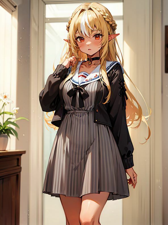 サンプル画像1:褐色ハーフエルフVtuberを催●でめちゃくちゃにしてみた(此処其処何処) [d_501775]