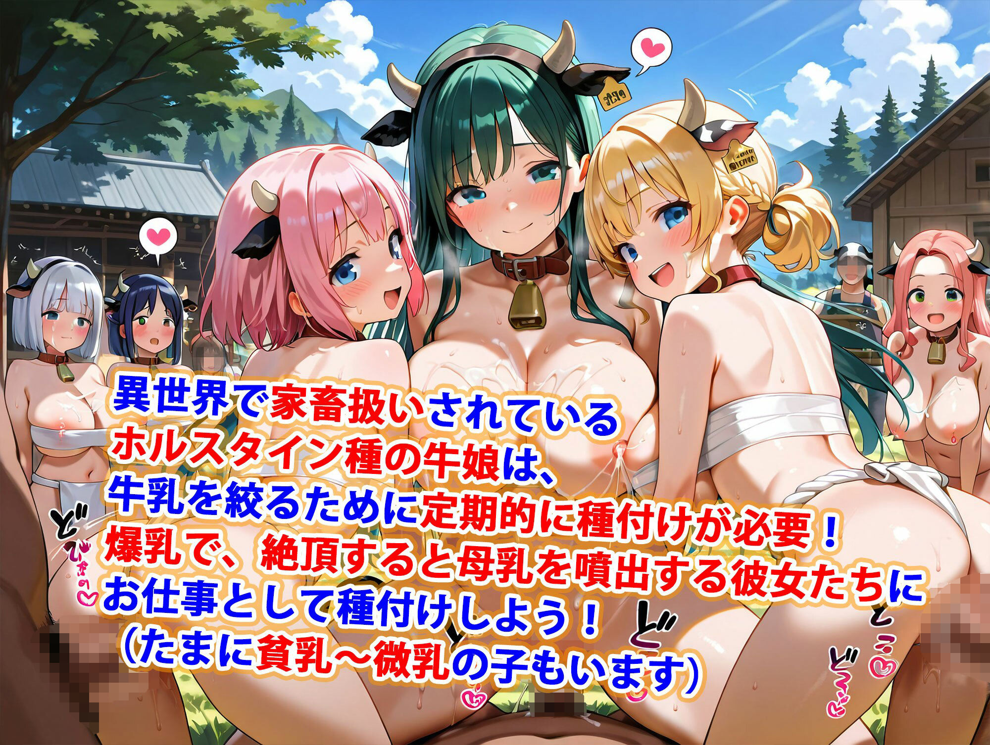 サンプル画像2:異世界爆乳物語〜ホルスタイン牛娘種付け祭〜(異世界爆乳物語) [d_501785]