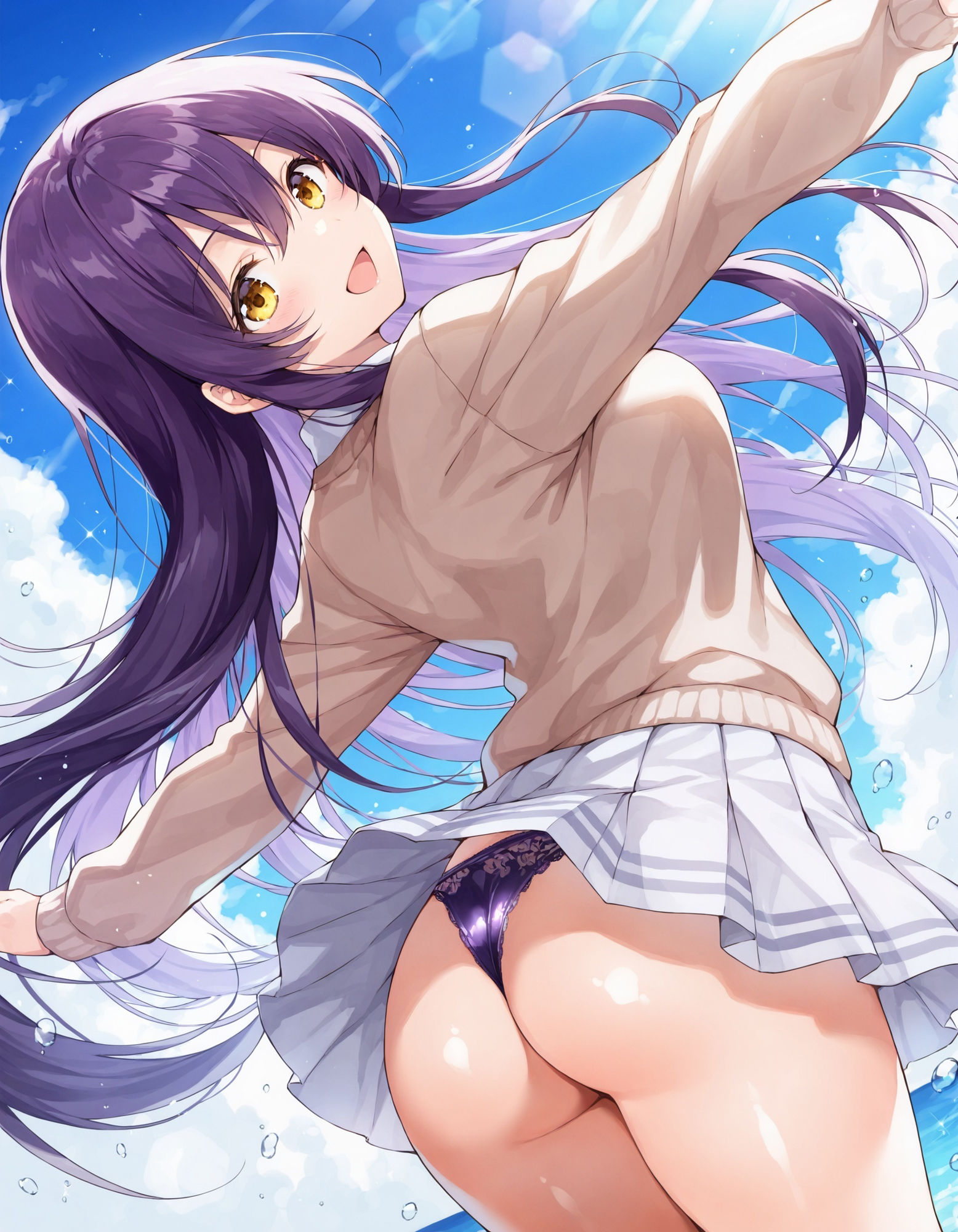 サンプル画像3:制服女子のダンスパンチラ(D.P.H.) [d_501833]