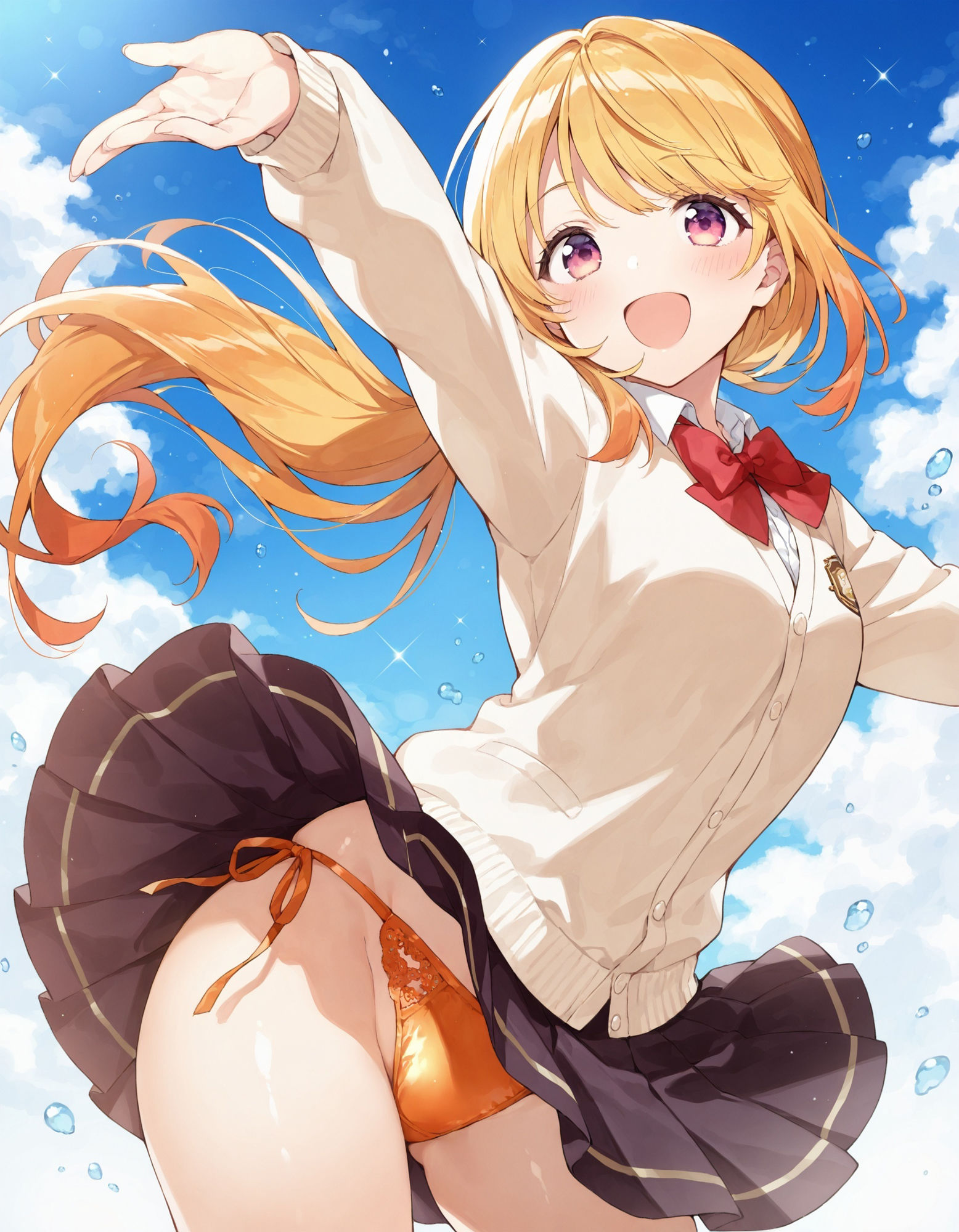 サンプル画像4:制服女子のダンスパンチラ(D.P.H.) [d_501833]