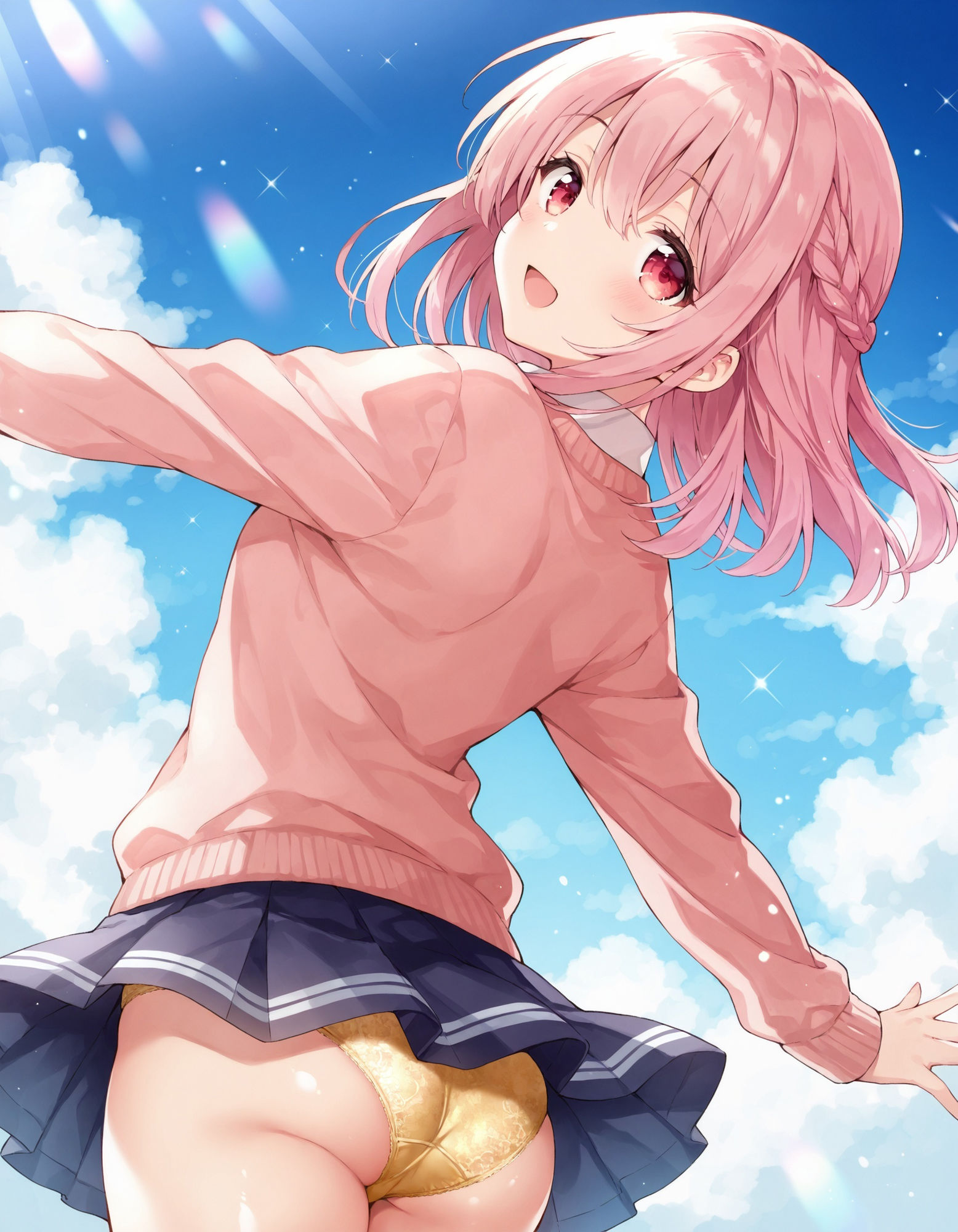 サンプル画像6:制服女子のダンスパンチラ(D.P.H.) [d_501833]