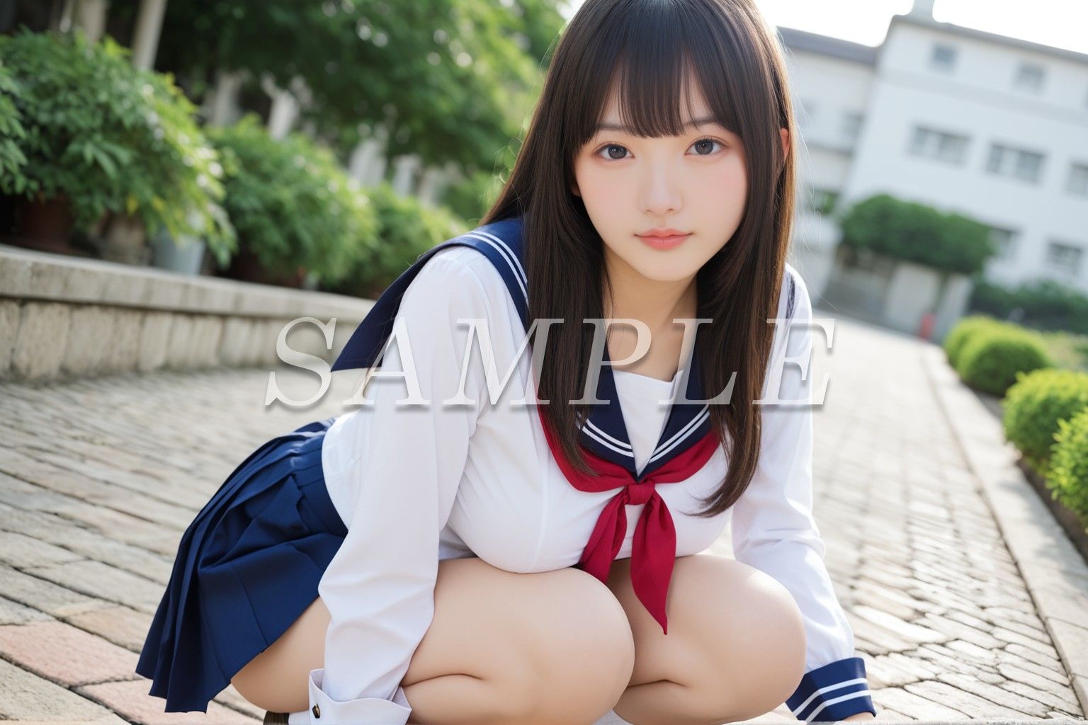 サンプル画像2:エッチなJ○援交日記 清楚系巨乳女子 のぞみちゃん編(白桐堂) [d_501921]