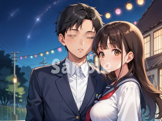 サンプル画像1:ノーブラで先生を誘惑(べも太郎) [d_501940]