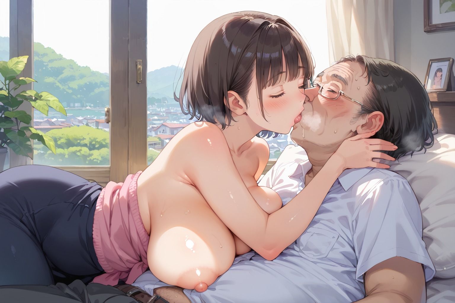 サンプル画像1:欲求不満人妻が爆乳すぎた(フレンチトースト) [d_501968]