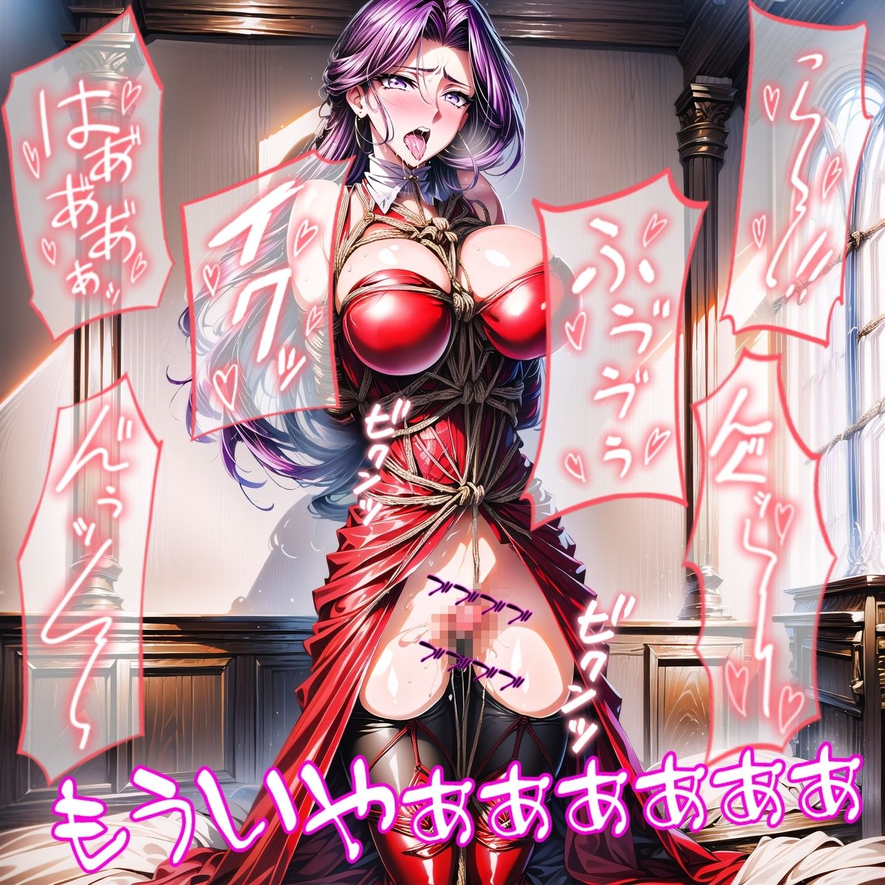 サンプル画像4:孤高の姫様コー○リアさまの快感で歪んだ顔はアヘアヘでエロすぎますね_玩具目隠し編(dempa) [d_502002]