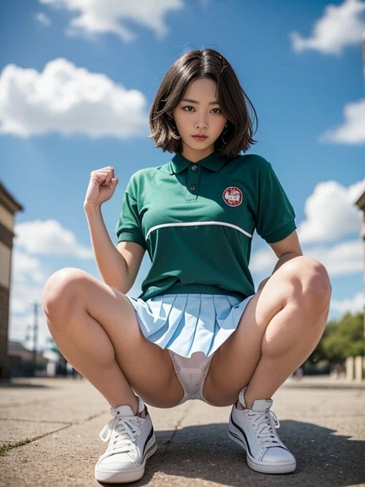 サンプル画像1:公園で出会った元気な女子大生パンチラ画像集(榊原大造) [d_502051]