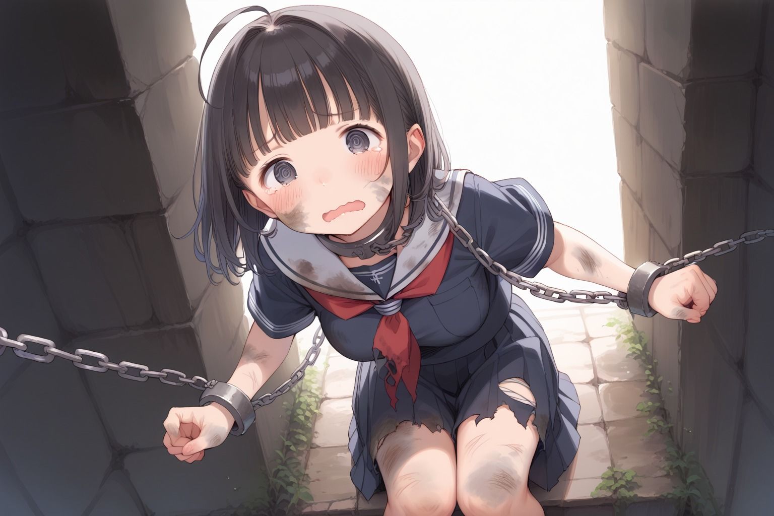 サンプル画像1:童顔巨乳捕まえて性○隷にしたったw(your diary) [d_502074]