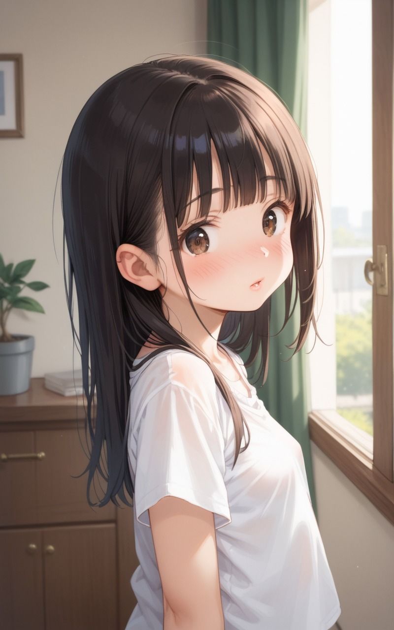 サンプル画像5:清楚な少女とスク水セックス(かれんはロリっ子) [d_502141]