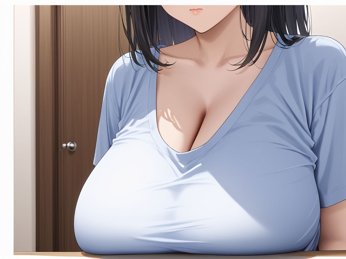 サンプル画像2:近所の巨乳人妻を寝取った話(妄想日記) [d_502179]