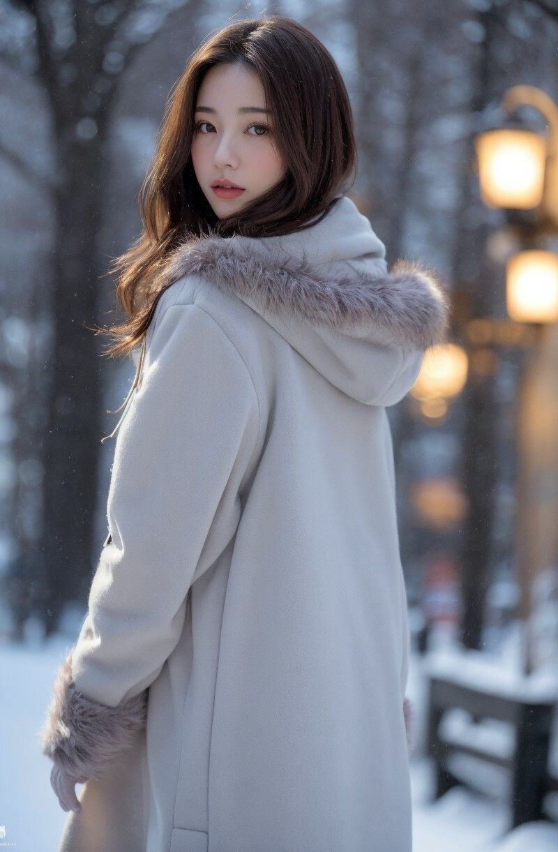 サンプル画像1:【美女名録】vol2.2  彼女の冬のコートコレクション 210枚  【AIグラビア写真集】(AI美女制作参謀本部2課) [d_502297]