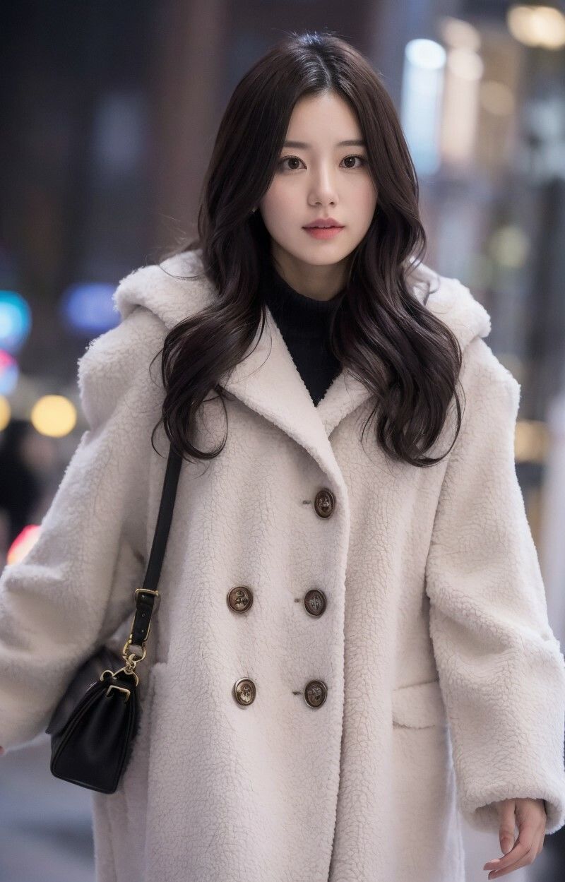 サンプル画像2:【美女名録】vol2.2  彼女の冬のコートコレクション 210枚  【AIグラビア写真集】(AI美女制作参謀本部2課) [d_502297]