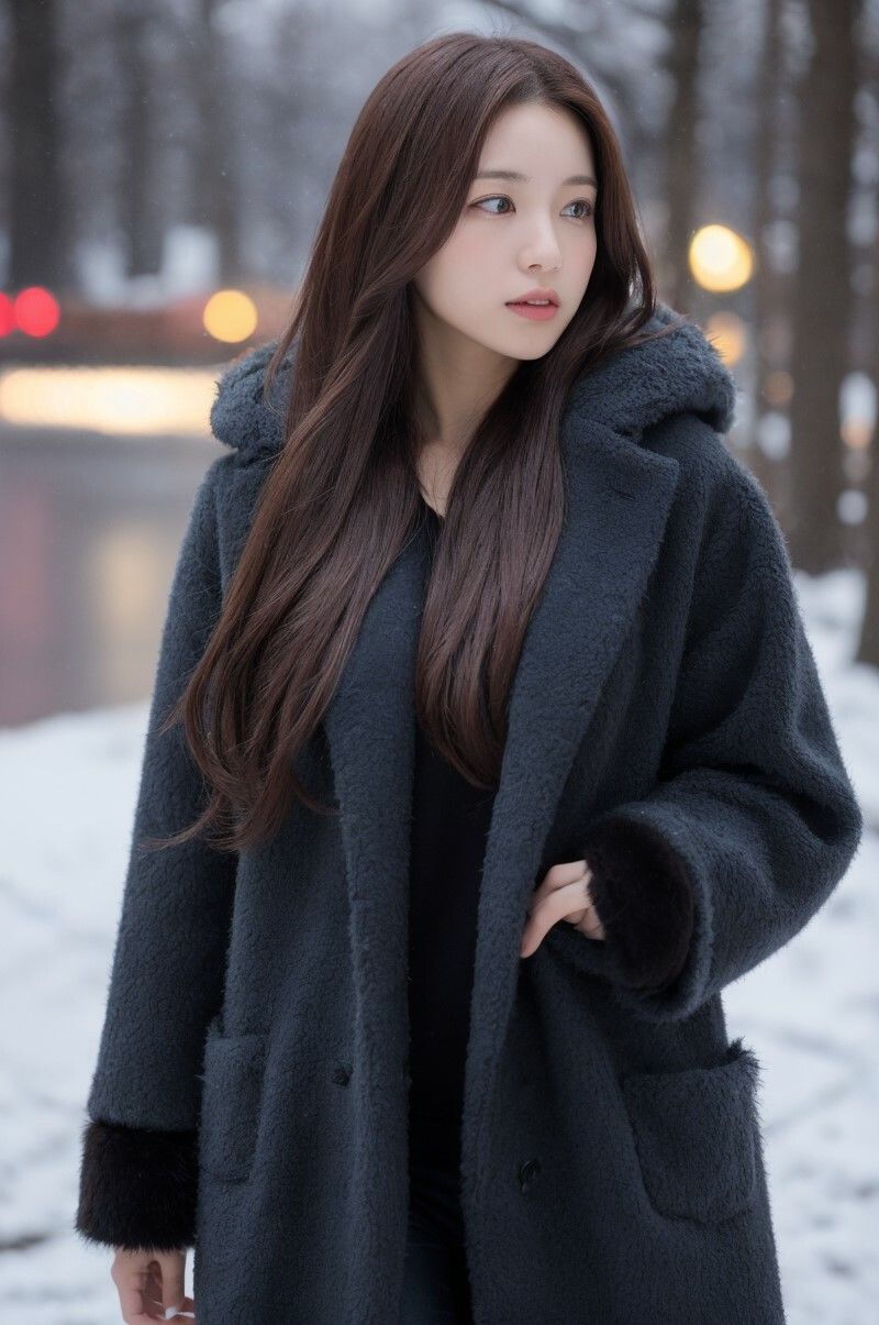 サンプル画像6:【美女名録】vol2.2  彼女の冬のコートコレクション 210枚  【AIグラビア写真集】(AI美女制作参謀本部2課) [d_502297]