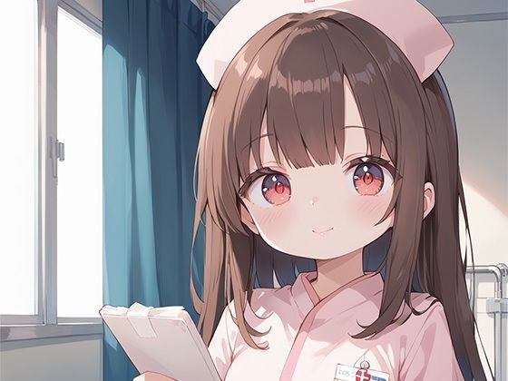 サンプル画像4:つるぺたナース ちっぱい奉仕活動します(金の男根) [d_502609]