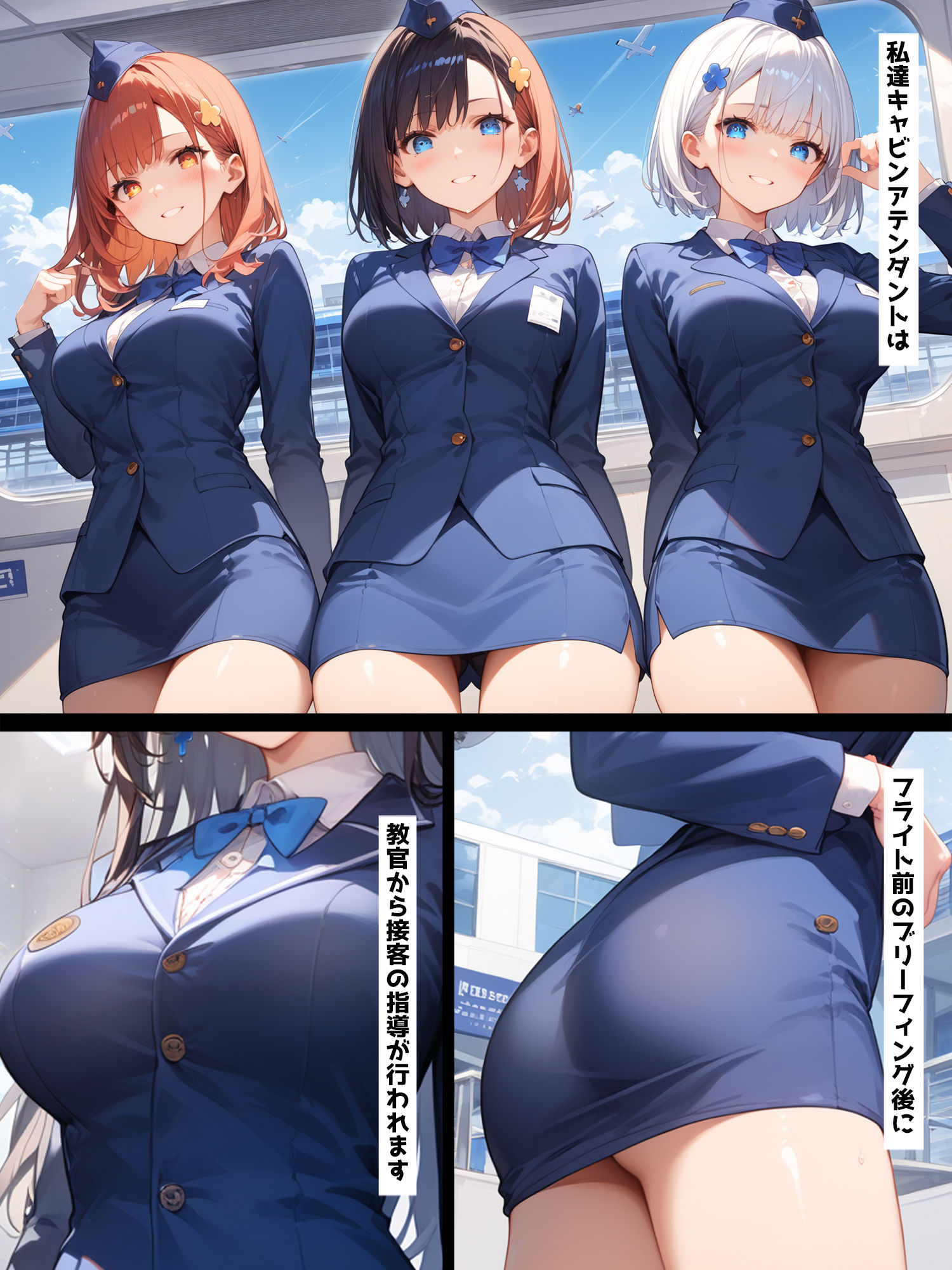 サンプル画像1:イキまくりCA HoneyJunction6【セリフ入有】(彗星レコード) [d_502661]