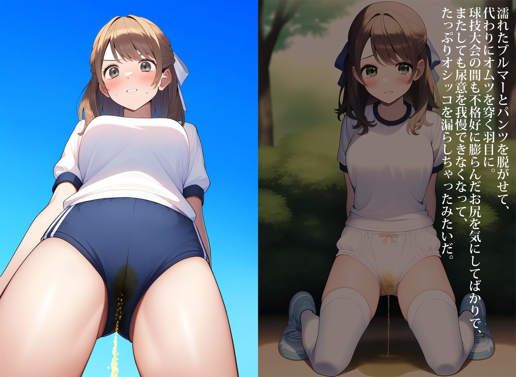 サンプル画像4:失禁女子に、オムツの着用を義務づけます！(性癖ユガ芽) [d_502664]