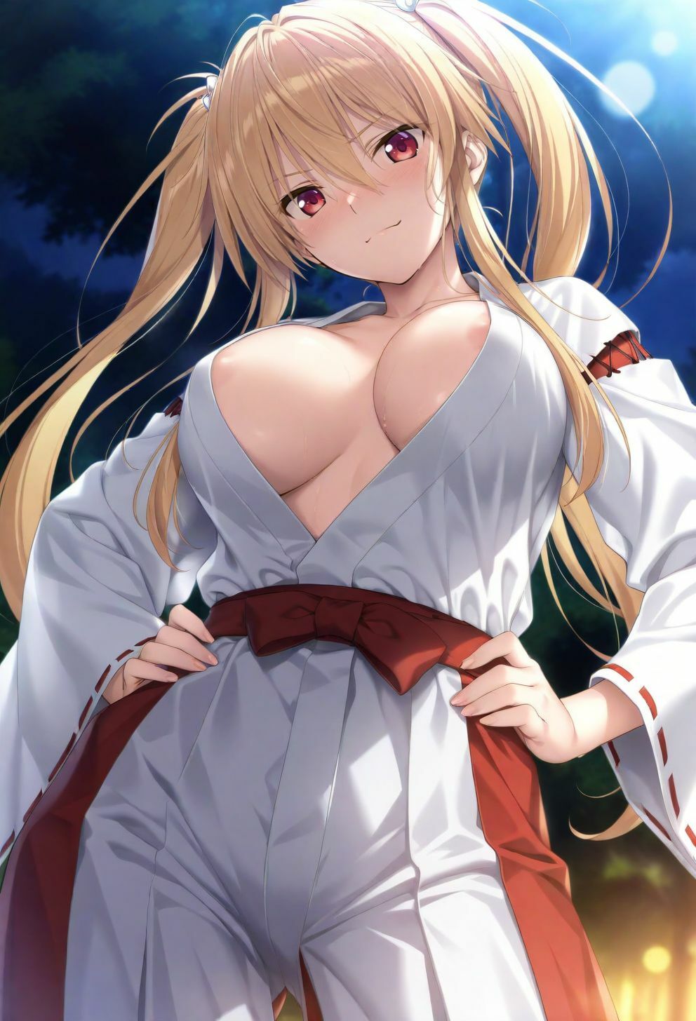 サンプル画像1:お巫女ちゃんのソフトなエチチ本(RED WING) [d_502693]