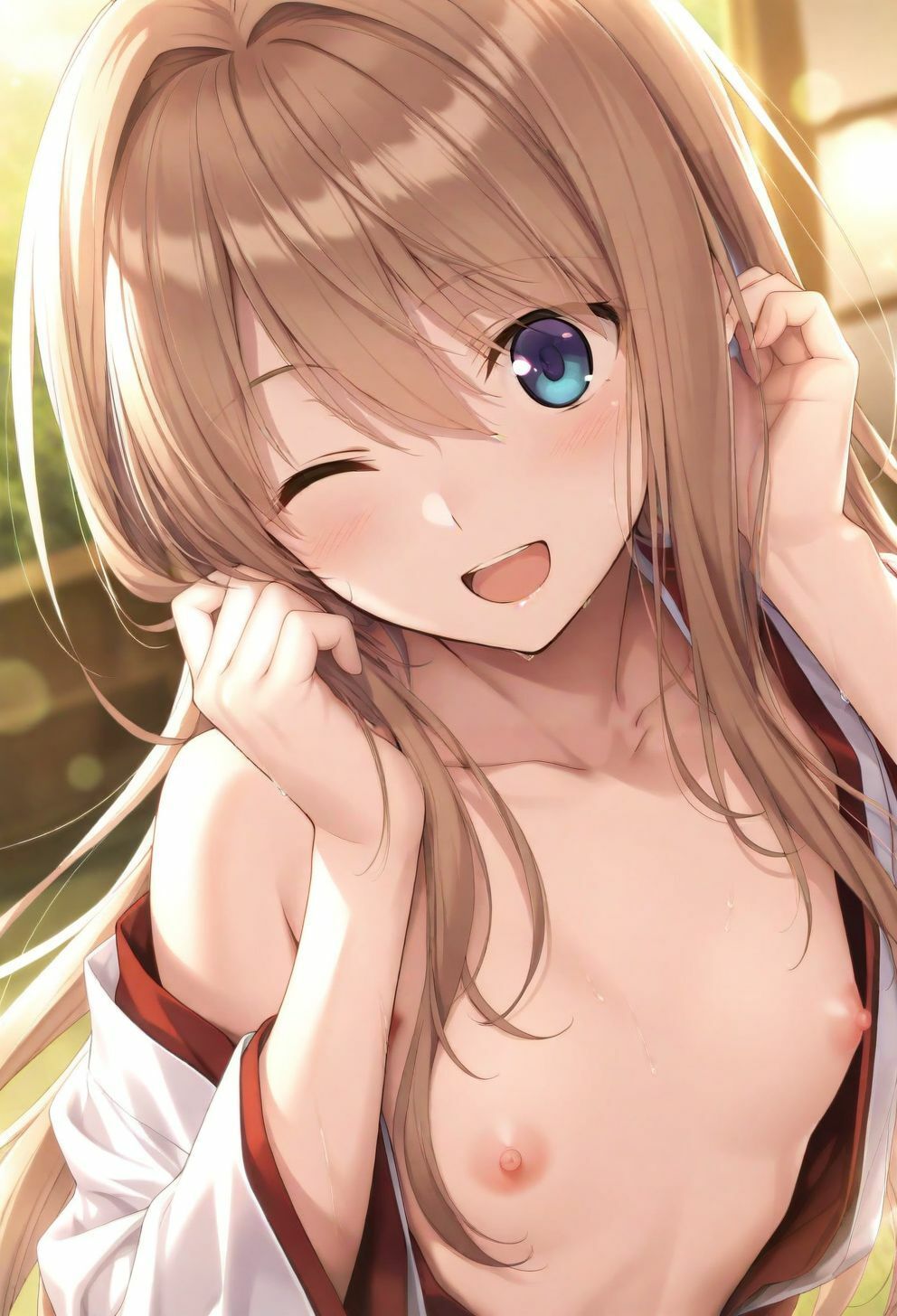 サンプル画像2:お巫女ちゃんのソフトなエチチ本(RED WING) [d_502693]