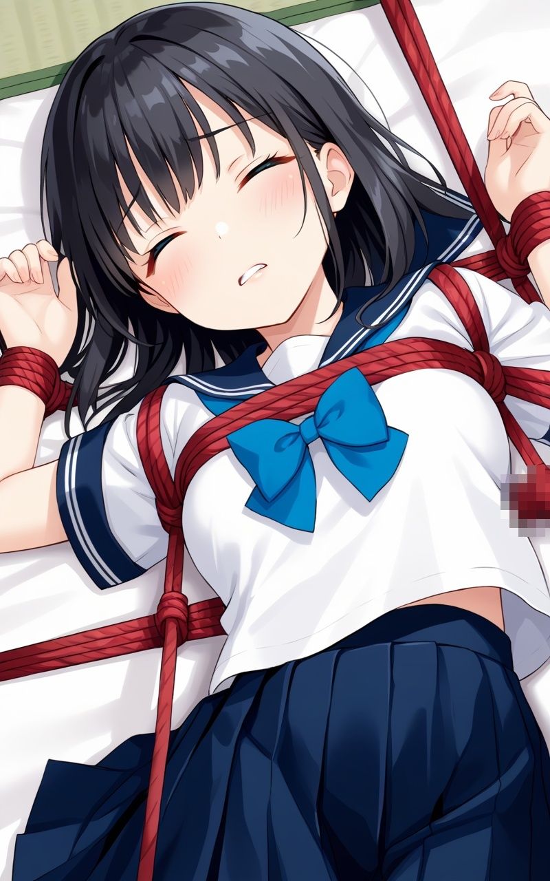 サンプル画像1:憧れの純白女子校生を放課後に緊縛監禁調教(官能アートラボ) [d_502744]