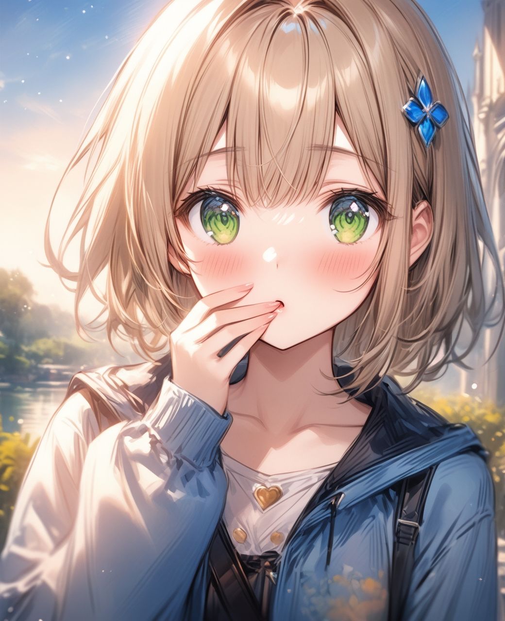 サンプル画像1:風雅織々美少女〜蒼嶺〜(Aark) [d_502753]