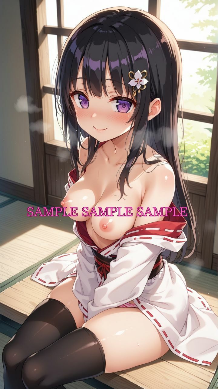 サンプル画像3:男女比1対10000の世界 美人巫女とセックスし放題でちんぽが乾く暇もないヤリ放題ハーレムライフ！！vol2(TailorFetiAI-Pix) [d_502801]