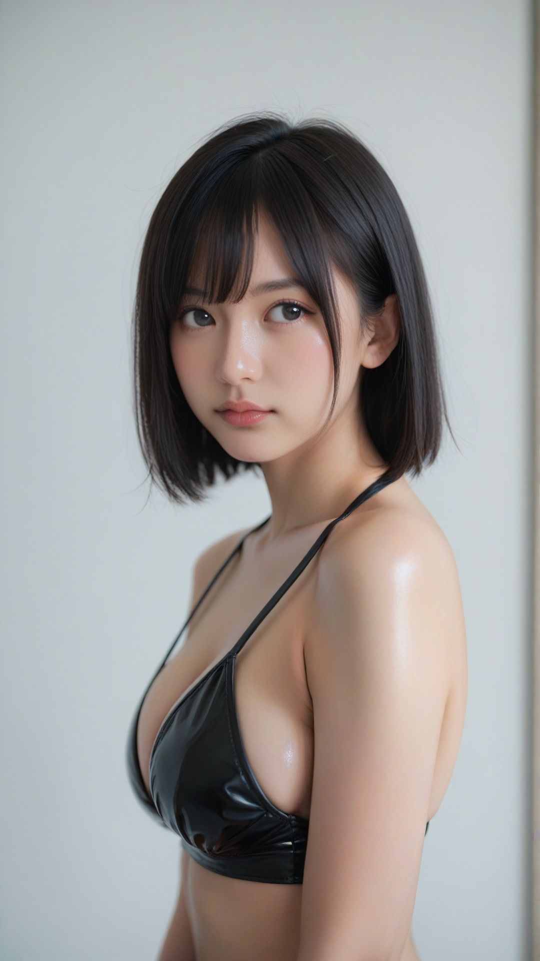 サンプル画像4:藤崎ゆい『Black Bikini・アイドル気分』(ぷるん) [d_502844]