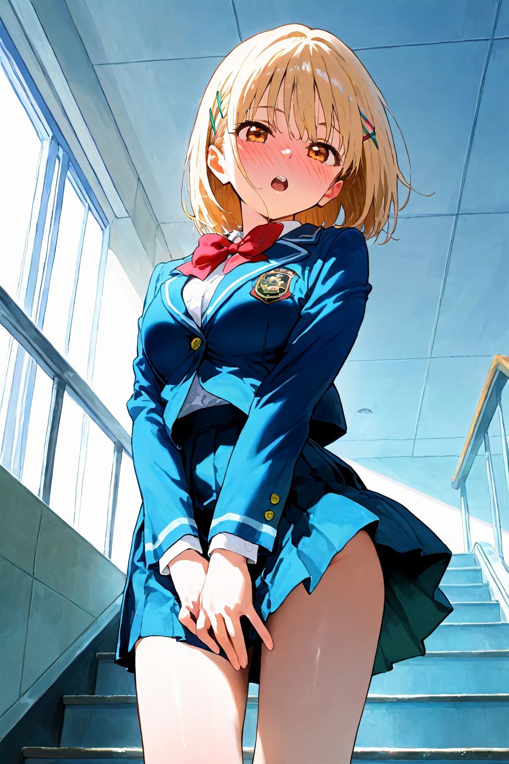 サンプル画像4:恥じらい×パンチラ隠しがやっぱり優勝でした。vol.2(びろびろまん) [d_502947]