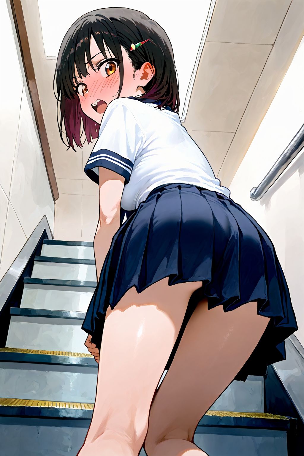 サンプル画像2:恥じらい×パンチラ隠しがやっぱり優勝でした。vol.3(びろびろまん) [d_502949]