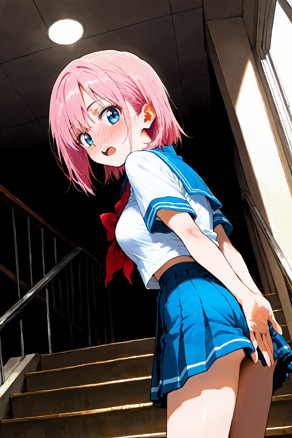 サンプル画像6:恥じらい×パンチラ隠しがやっぱり優勝でした。vol.3(びろびろまん) [d_502949]