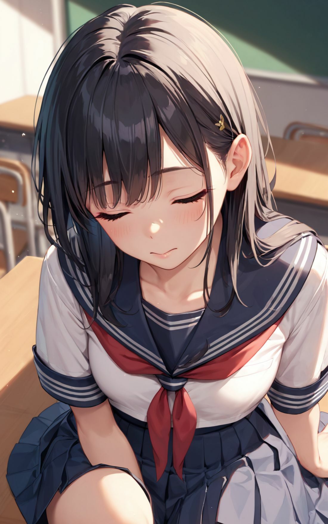 サンプル画像1:清楚系女子校生 調教完了するまで終われない課外授業(ゆりぴー) [d_502950]