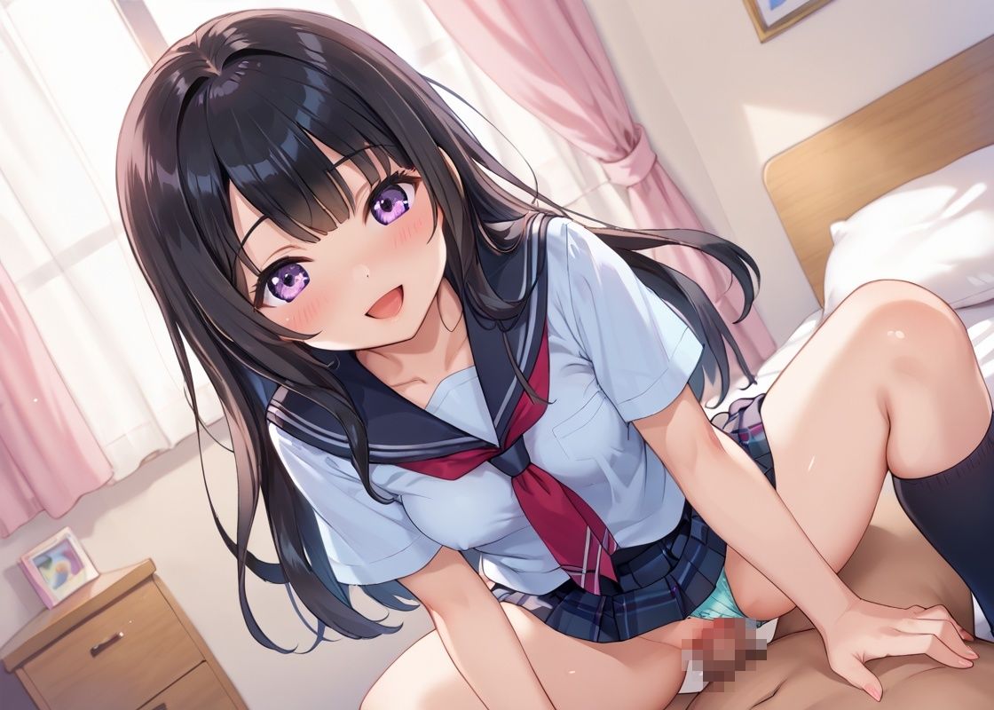 サンプル画像4:純粋な幼馴染と制服エッチ(sksk) [d_502952]