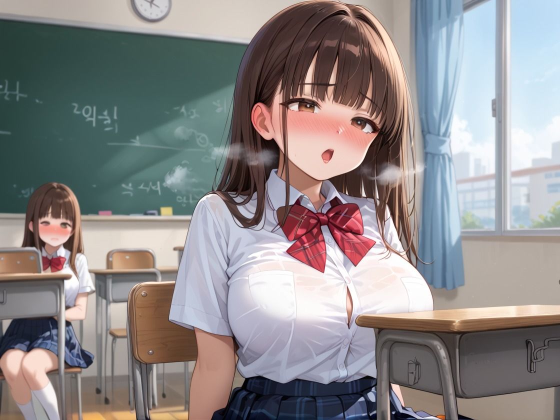 サンプル画像1:女子校生とスク水セックス(かれんの欲望) [d_503036]