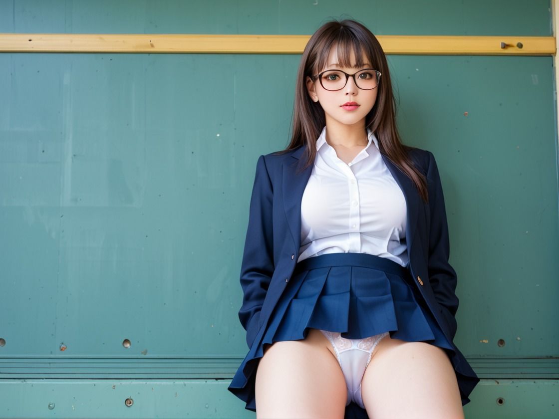 サンプル画像1:女子校生は種付けセックスが好き(かれんのAI実写研究所) [d_503057]
