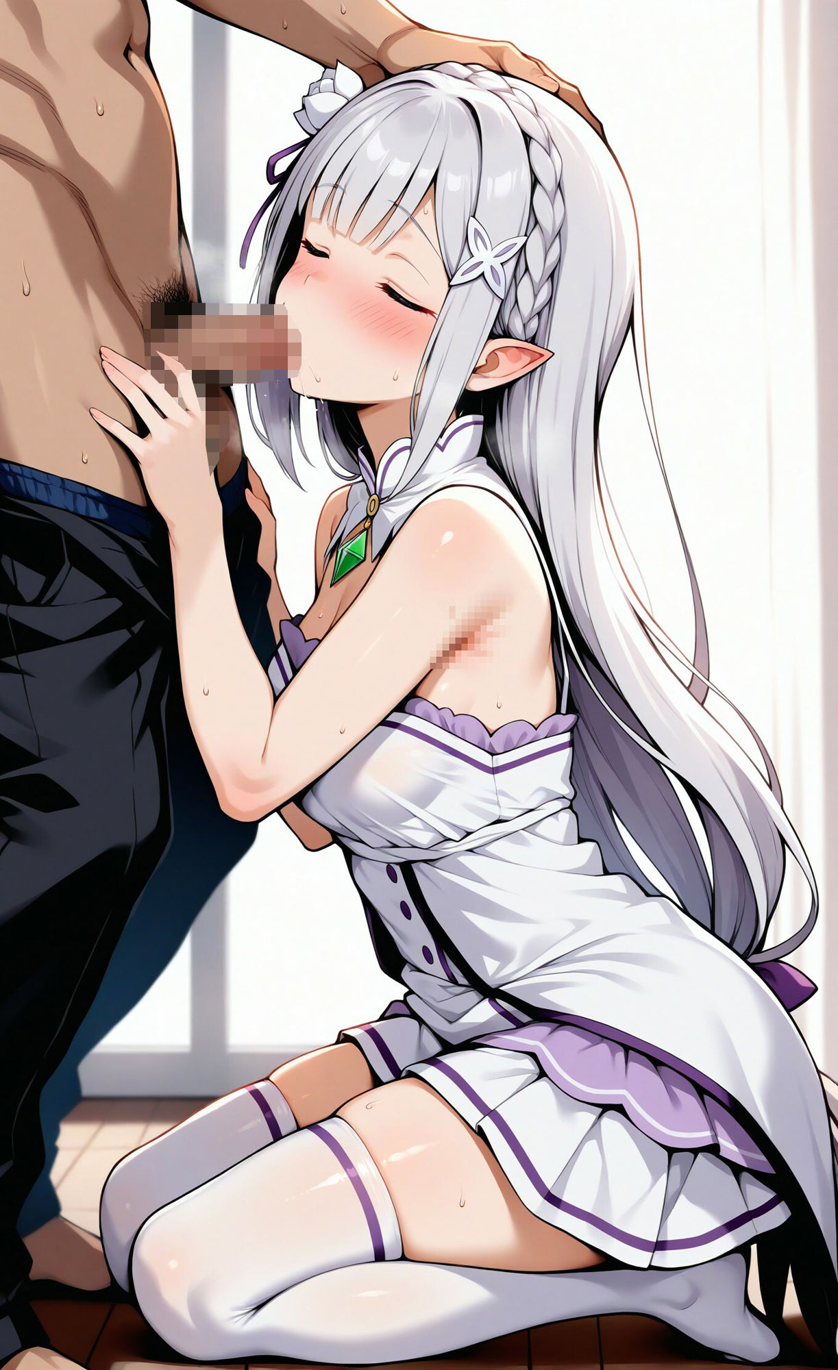 サンプル画像1:エミリアたん(ほわいとわーど) [d_503097]