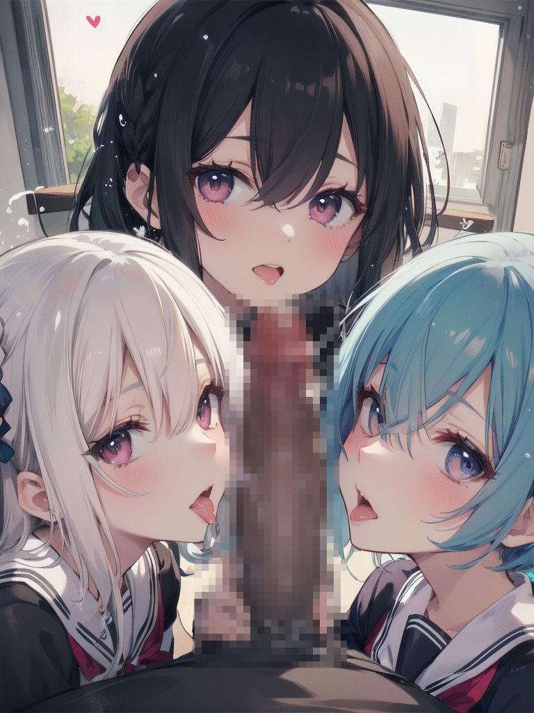 サンプル画像3:巨乳制服女子とハーレムエッチ6(Shotgun Bride) [d_503099]