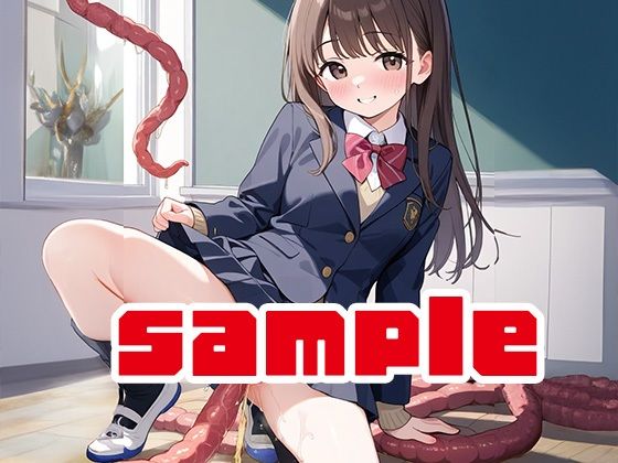 サンプル画像2:触手さんと仲良しっこJK編(がんも食堂) [d_503180]