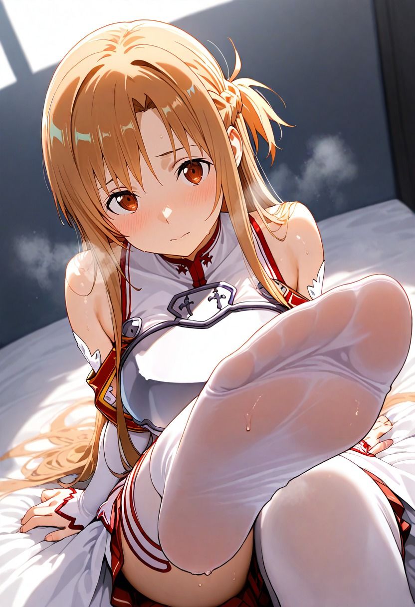 サンプル画像1:アスナさんのえちえちな足 vol.1＋vol.2(OtakukunB) [d_503185]