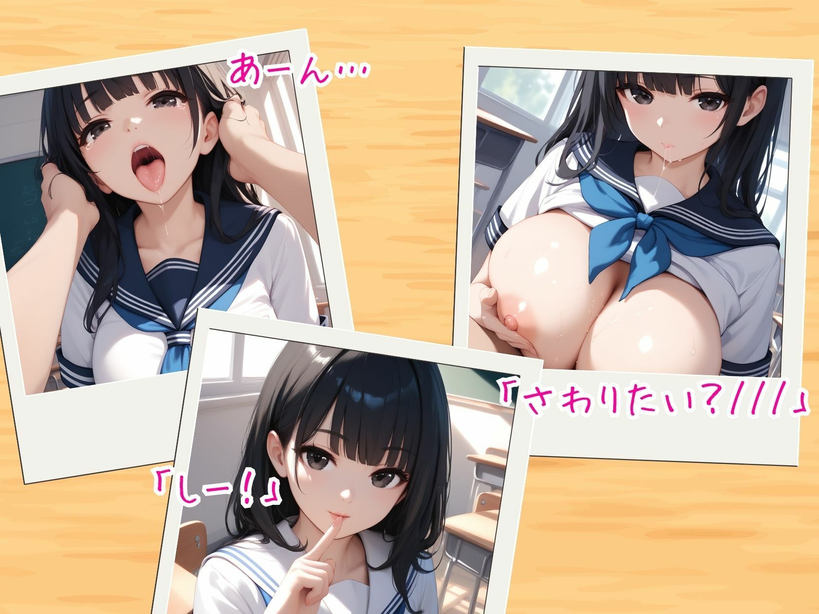 サンプル画像2:ビッチなクラスメイト3(推し娘) [d_503198]