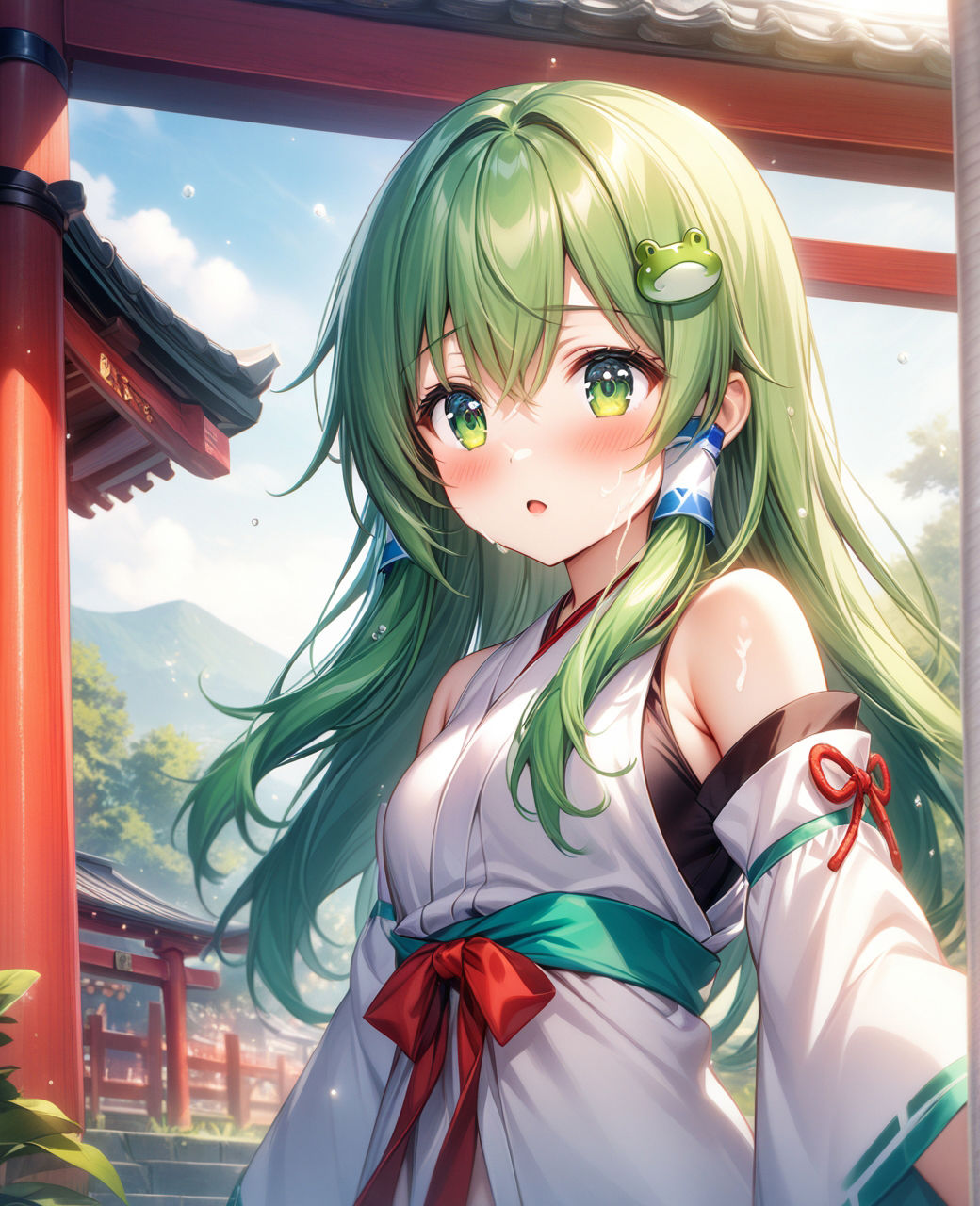 サンプル画像1:美少女〇〇まみれ・東風谷早苗（東方）(Aark 2nd) [d_503304]