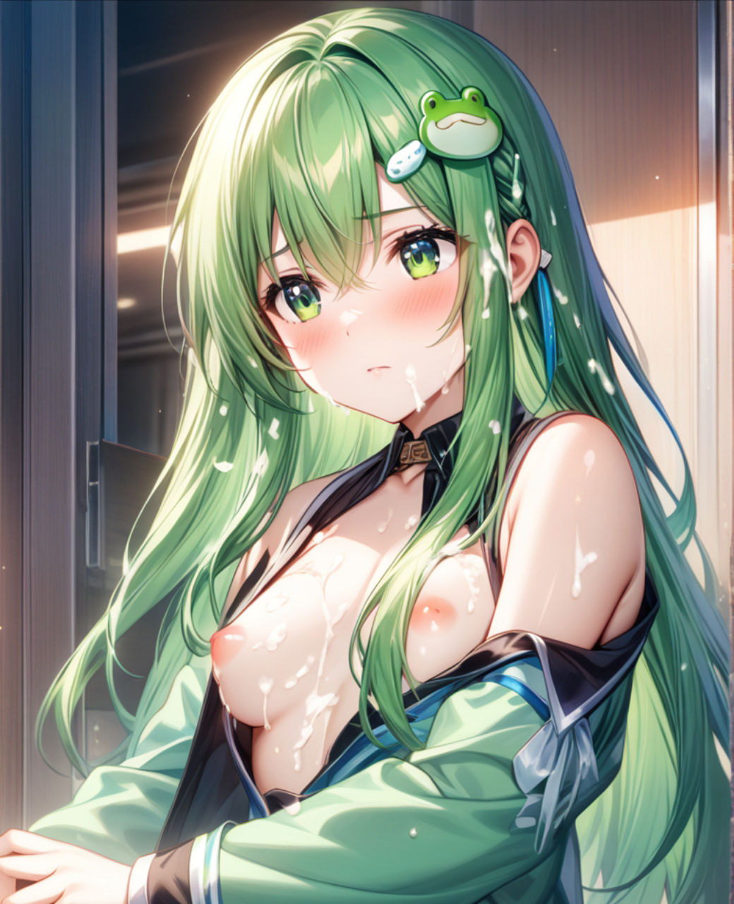 サンプル画像2:美少女〇〇まみれ・東風谷早苗（東方）(Aark 2nd) [d_503304]