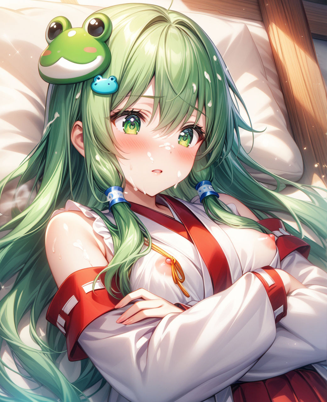 サンプル画像5:美少女〇〇まみれ・東風谷早苗（東方）(Aark 2nd) [d_503304]